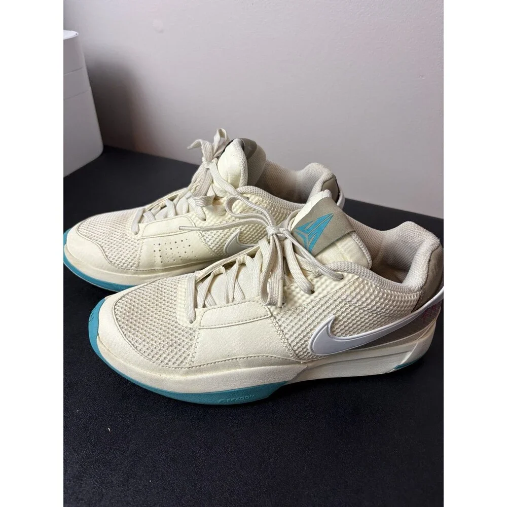 Ja Morant Nike Basketball Shoes NBA Coconut Color Way Size 8.5 DR8785-102